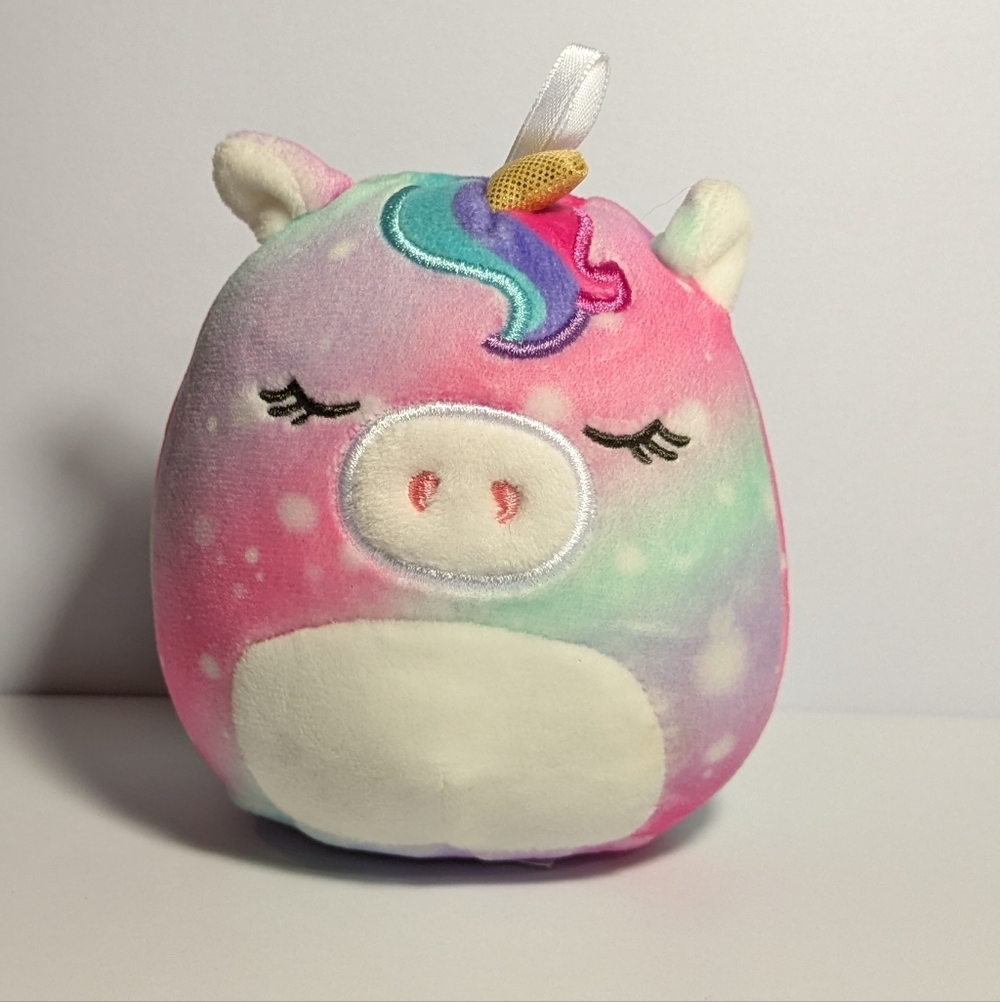 Squishmallows Kimia The Rainbow Unicorn Plush 4 Inch